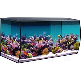 Великий нано акваріум Fluval Flex 123 л чорний