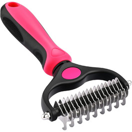 Двостороння щітка для грумінгу собак, котів та коней - видаляє підшерсток та розплутує шерсть. Підходить для собак різних порід та розмірів