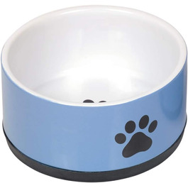 Миска для котів Nobby Paw, блакитна, кераміка, 17 x 8 см, 1,10 л