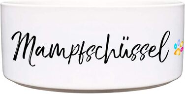 Керамічна миска для собак »Mampfschüssel« - годівниця для води та корму, 1.300 мл