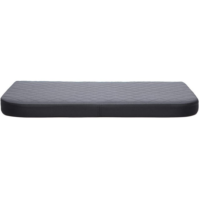 Ортопедичне собаче ліжко MEDICO Standard для собак маленьких, середніх та великих порід (75 x 50 см, сірий з чорним)
