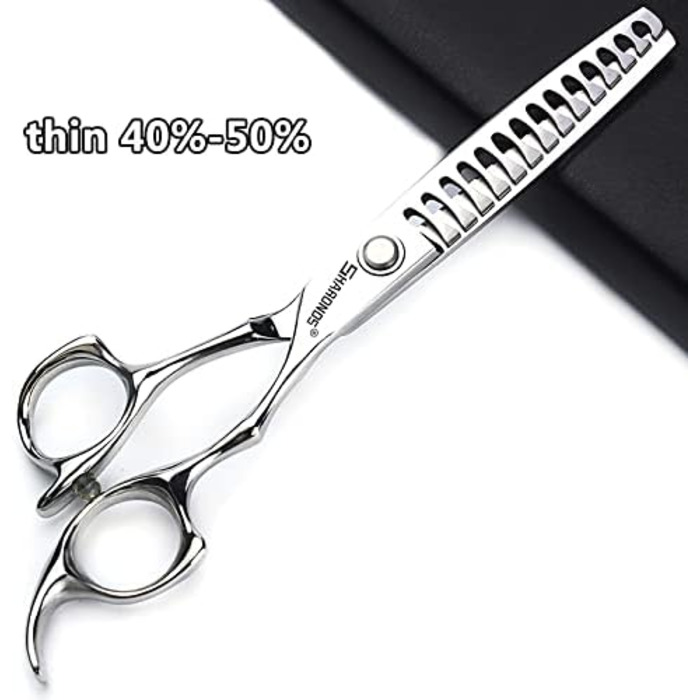Професійний набір перукарських ножиць 6 дюймів, нержавіюча сталь, мультифункціональний (3 шт.)