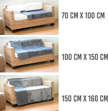 Водонепроникна собача підстилка KaraLuna 150x160 см, прана, для авто, дивану, подорожей, портативна, для собак, домашніх тварин