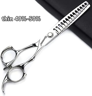 Професійний набір перукарських ножиць 6 дюймів, нержавіюча сталь, мультифункціональний (3 шт.)