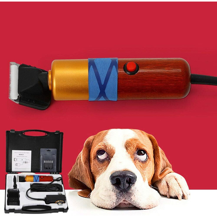 Професійна машинка для стрижки собак, котів та інших тварин, 200W. Електрична шерхорізка для собак, котів, кроликів, мулів та коней