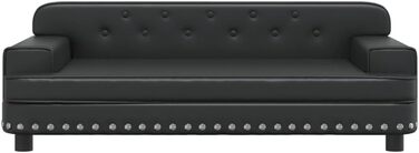 Крісло-лежанка для собак Festnight, темно-сірий колір, 90x53x30 см, з антиковзаючою поверхнею