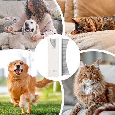 Щітка для котів Flohkamm для догляду за шерстю, аксесуари для миття собак, підходить для сезону, довгошерсті породи, цуценята, срібна