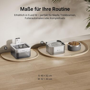 Підкладка під миску для котів DownyPaws, силіконова, 62 x 43 см, бежева. Захист від розливу води та корму, легко миється, BPA-free