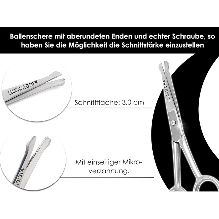 Набір інструментів для догляду за нігтями: кусачки, ножиці, 10 см, нержавіюча сталь