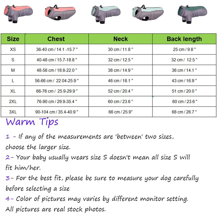 Футушок для собак FUNAT: теплий зимовий жилет, водонепроникна куртка для середніх та великих собак, блакитний