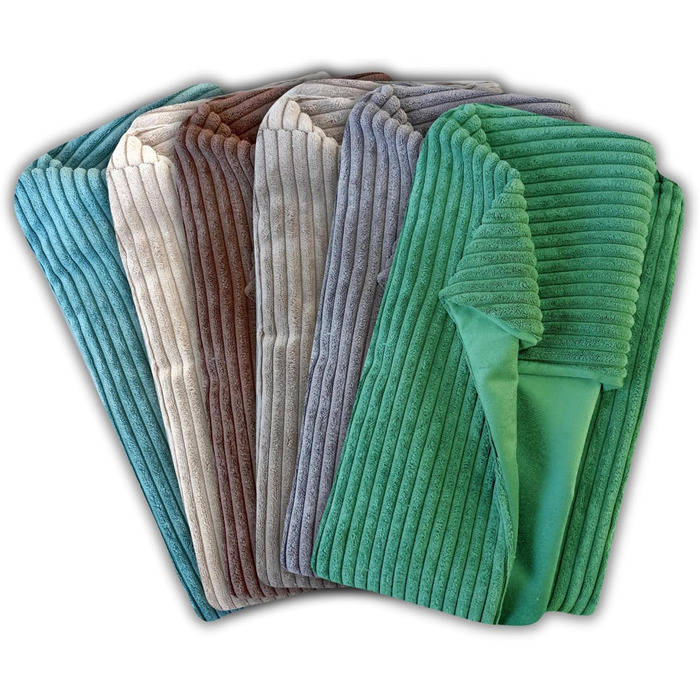 4L Textil Hundebett Molly - зручне ліжко для собак середніх порід, м'який велюр, коричневий колір (100x80 см)