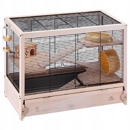 Дерев'яна клітка для гризунів FERPLAST HAMSTERVILLE, 60x34x49 см