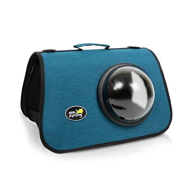 PETCUTE Транспортна сумка для кота/собаки, 41 x 25 x 27 см, складний бокс, дихаючі отвори, схвалено авіакомпаніями, темно-зелений