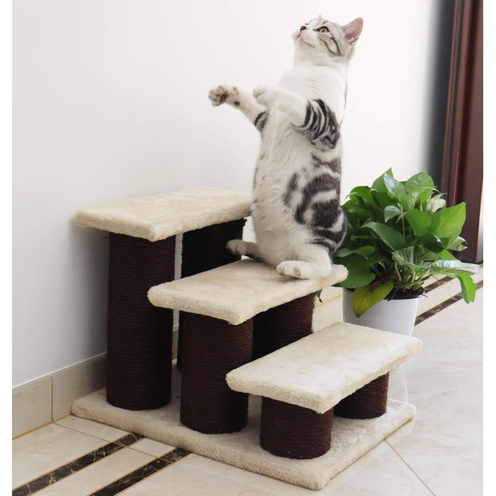 Східці для котів Katzentreppe Easy Climb, 3 сходинки, 45 x 35 x 34 см, до 60 кг