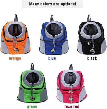 Рюкзак для собак Bis, переноска для маленьких собак, рюкзак-переноска для тварин, рюкзак для собак, портативна переноска для собак, рюкзак для подорожей на відкритому повітрі (зелений, S)