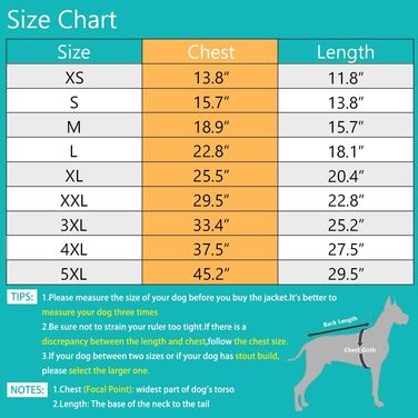 PETCEE Тепла куртка для собак, 5XL, для великих собак, з флісовою підкладкою, червона