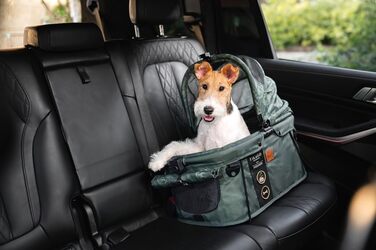 FIKAGO Сумка-переноска для собак та котів Sway – стильна, безпечна та складана переноска для тварин (Oslo Forest)