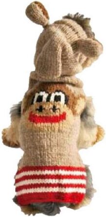 Светр для собак Chilly Dog Monkey з капюшоном, XXS, бежевий