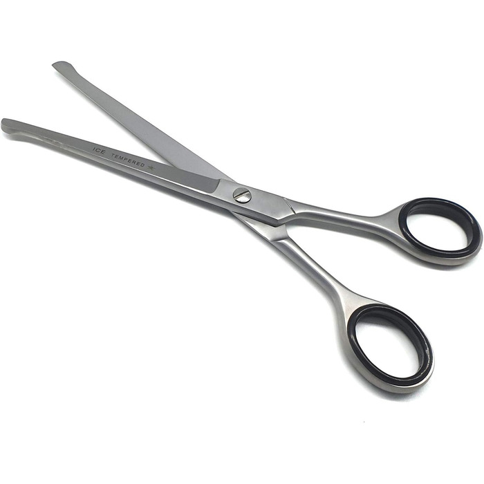 Ножиці для собак, професійні, 16,5 см, нержавіюча сталь, без гачка, прямі