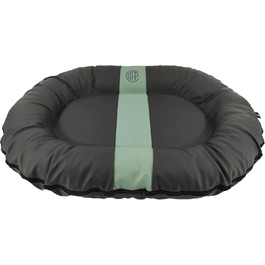 CAZO Oslo: Овальне ліжко для собак та котів, сірий колір, 80 x 60 x 14 см, розмір S