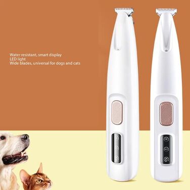 Набір для догляду за шерстю собак, безшумний триммер для нігтів, акумуляторний, бездротовий, для котів та інших тварин