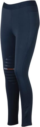Легінси для верхової їзди Lazura Winter Anita | Силіконовий накладка на колінах | 2 кишені для телефону | Чорні або темно-сині | Розміри 32-46