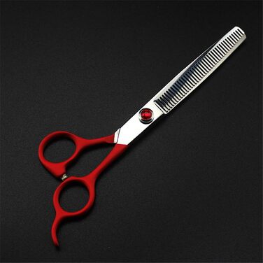 Набір професійних ножиць для грумінгу собак 6 в 1: прямі, зігнуті, фінішні ножиці, пінцет, гребінець. З нержавіючої сталі 440C, 16/36 зубців.