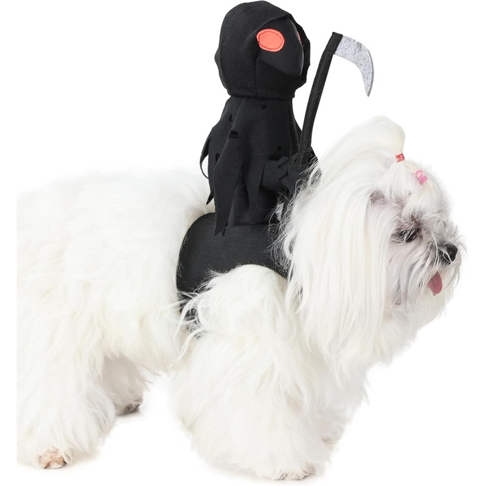 Костюм для собак Темний лицар, розмір L, на липучці, на Хелловін, для котів та собак, середніх та малих порід