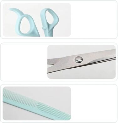 Професійний набір ножиць для грумінгу собак: 2 в 1 (прорізуюча та пряма), 17 см, з нержавіючої сталі, для собак, котів та інших домашніх тварин