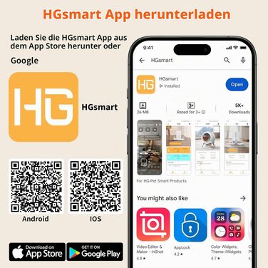 Розумний автоматичний годувач для котів з WiFi 5G/2.4G, інтелектуальна годівниця для домашніх тварин