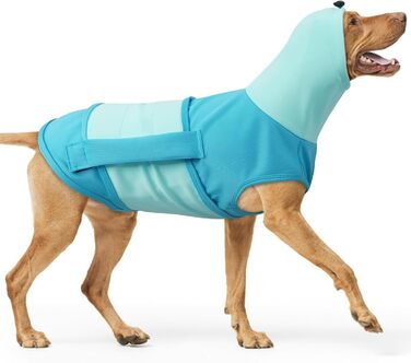 Жилет для собак від страху, теплий одяг для собак, захист від шуму феєрверків, жилет-пуловер для маленьких собак, XL, блакитний