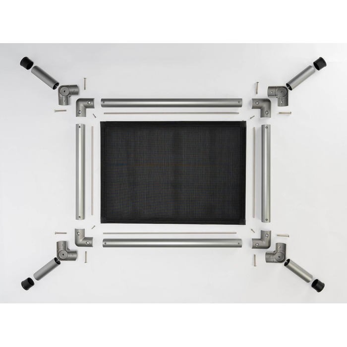 TrendPet HighBed: підняне ліжко для собак з алюмінію (105x80 см), преміум-якість