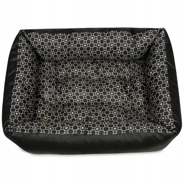 Ліжко-канапе для собак Superkissen24, чорне, 90 см x 120 см