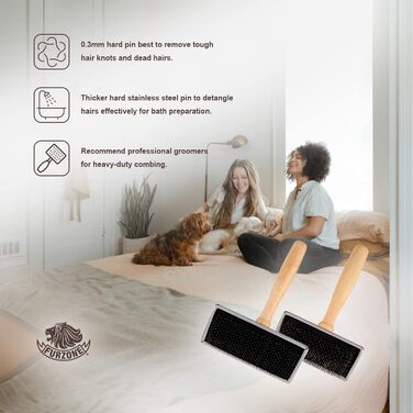 Furzone щітка для вичісування шерсті собак, M - для вичісування та догляду за шерстю, видалення ковтунів