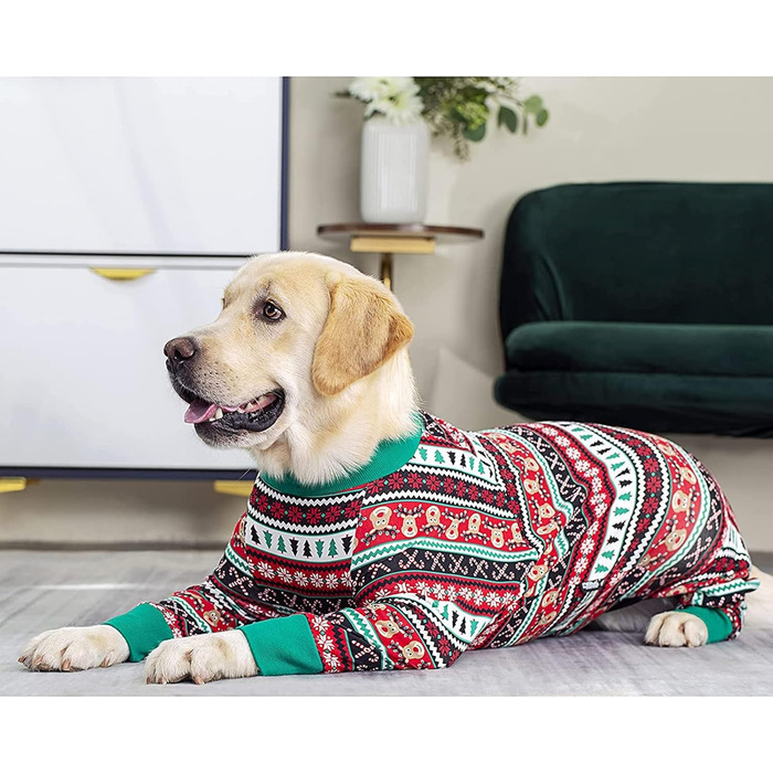 Комбінезон для великих собак, захист суглобів, червоний, розмір XL