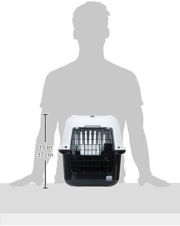 Транспортний бокс для тварин Europet Bernina TFD XL 57x38x38 см, антрацит