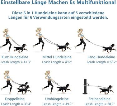 Набір повідця та нашийника для собак з м'якої шкіри (2м) - регульований поводок, стильна фурнітура Rose Gold, нейлонові повідці та нашийники для цуценят, собак маленьких, середніх та великих порід. Violett,M (обхват шиї 35-50см, ширина 2.5см). Колір: фіол