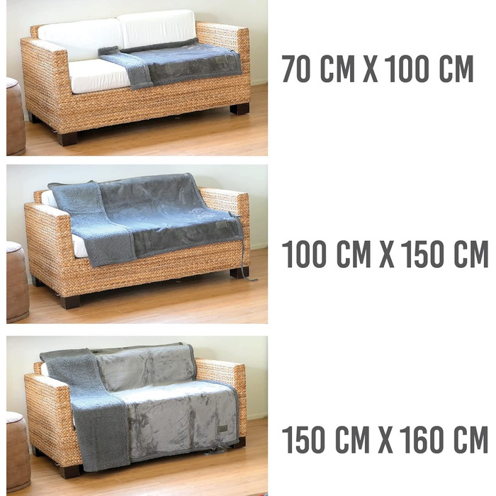 Водонепроникна собача підстилка KaraLuna 150x160 см, прана, для авто, дивану, подорожей, портативна, для собак, домашніх тварин