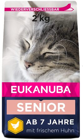 Сухий корм для літніх котів Eukanuba Senior, 10 кг