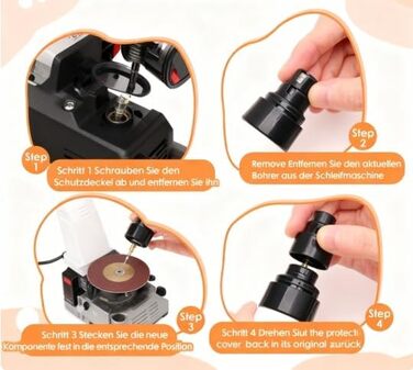 Триммер для собак FOGOIN Orthopfote Pro - професійний інструмент для догляду за кігтями, тихий, з регулюванням швидкості, для дому