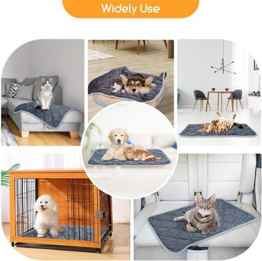 Самогріюча ковдра для котів та собак Nobleza, тепла підстилка, ковдра для собак, термоковдра, що переться