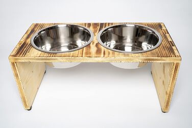 Підвищений годівниця для собак Basic 2x1600 мл, 23 см - для середніх та великих собак