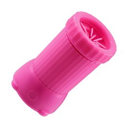 Автоматична мийка для лап собак PAW, портативна USB-зарядна машина для чищення лап котів, рожева