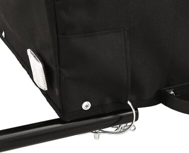 Причіп для велосипеда з металу, чорно-зелений, 45 кг, для собак