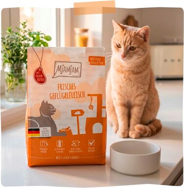 Сухий корм для котів MjAMjAM Premium беззерновий з качкою, 1.5 кг