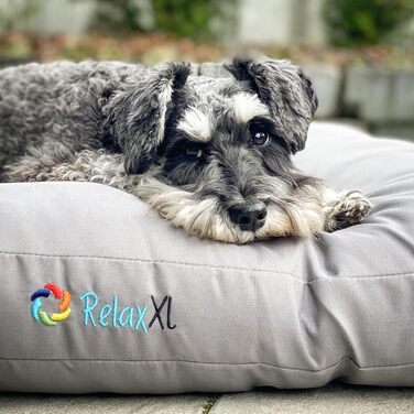 Легке собаче ліжко MAILO M, тауп, 75x50 см, зручна наповнювач з волокон, пральне, стабільне MAILO Тауп