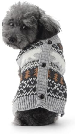 Пуловер для собак на Новий Рік: теплий світер для цуценят та собак середніх розмірів (XXL, Ейсбер)