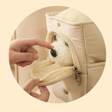 Сумка-переноска для собак та котів | Дихаюча переноска для тварин з кишенею | Сумка для цуценят | Регульований плечовий ремінь