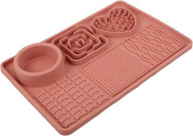 Килимок для собак та котів з присосками, повільне годування, силікон, килимок для тварин, проти швидкого поїдання