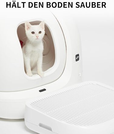 PETKIT килимок для котячого туалету, 50x41,5x13,5 см, універсальний для PURA MAX 2 і PURA X, подвійна фільтрація, легке очищення